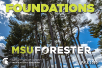 Front cover of the MSU Forester Fall 2020 edition