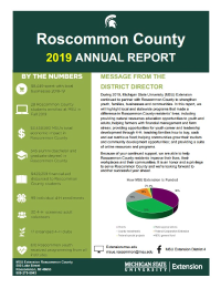 Roscommon County 2019 Annual Report Cover