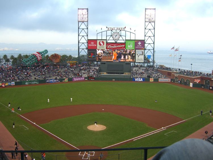 AT&T Ballpark in San Francisco, California. | Photo courtesy of Wikimedia Commons user Matt Zimmerman 
