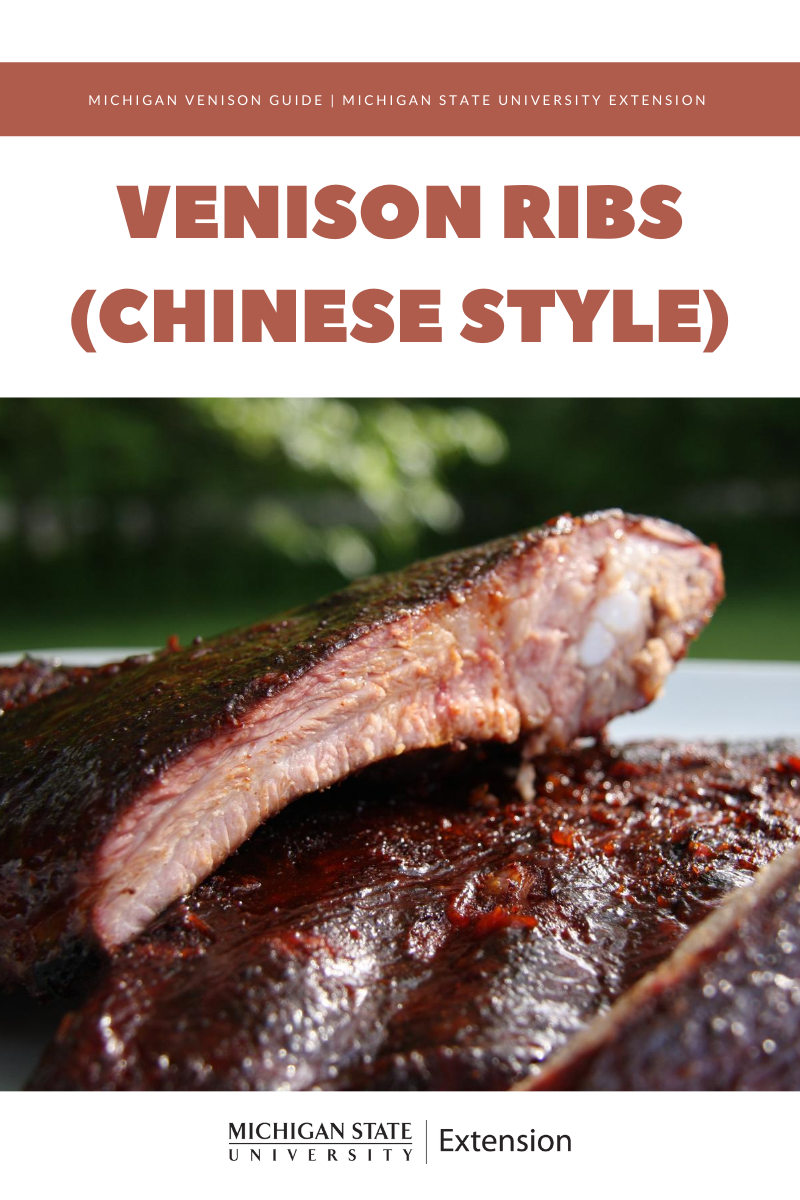 image of Chinese Style Venison Ribs.