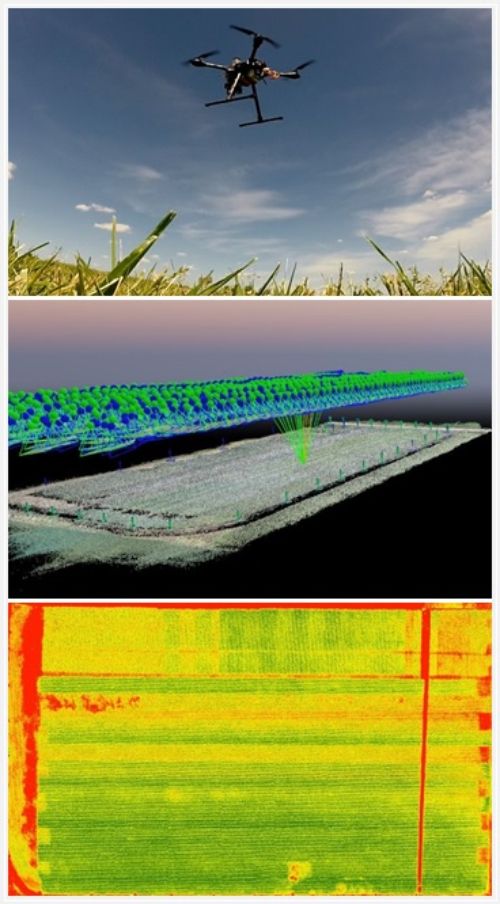 Drone data collection, data processing and data analysis.