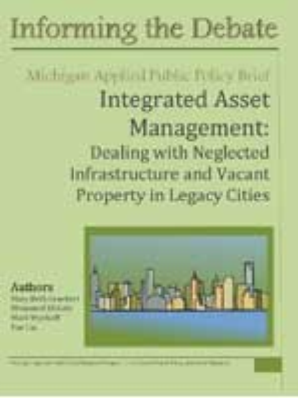 Front cover of the policy paper on Integrated Asset Management
