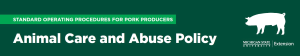 Animal Care and Abuse Policy