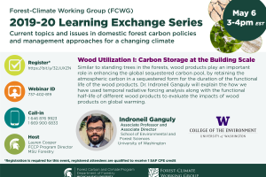 FCWG Learning Exchange Series: Wood Utilization I: Carbon Storage at the Building Scale