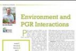 Environment and PGR interactions