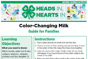 Heads In, Hearts In: Color-Changing Milk
