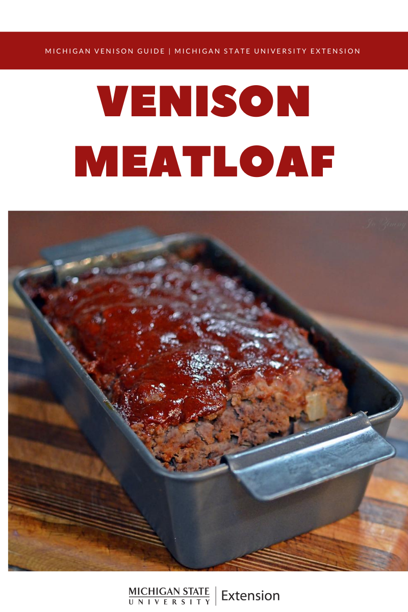 Image of the Venison Meatloaf.