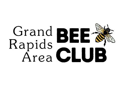 Grand Rapids Bee Club logo with an illustration of a bee.