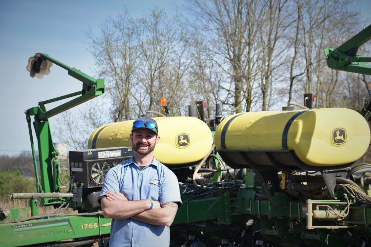 Bryan Hammis graduated with an MSU Institute of Agricultural Technology certificate in agricultural operations.