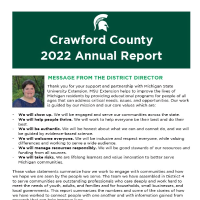 Cover of the Crawford County Annual Report 2022