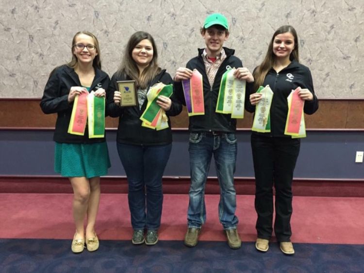 The Cass County 4-H Horse Judging Team placed sixth overall nationally out of a very competitive group of teams.
