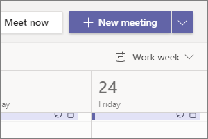 Scheduling a Video Meeting in Teams