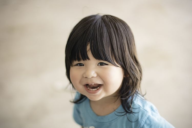 Some children naturally have a happier mood, and other children may have a more serious mood. 