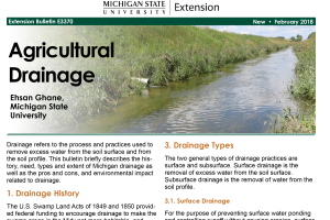 Agricultural Drainage