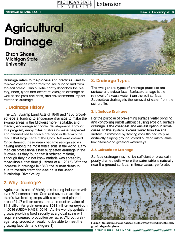 Agricultural Drainage