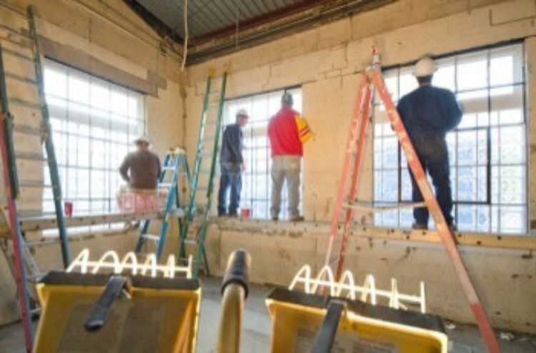 Construction begins on the Allen Neighborhood Center’s new food hub. Photo courtesy of Allen Neighborhood Center.