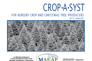 Crop *A* Syst for Nursery Crop and Christmas Tree Producers (FAS114)