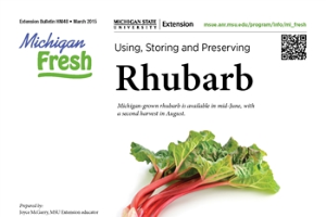 Michigan Fresh: Using, Storing, and Preserving Rhubarb (HNI48)