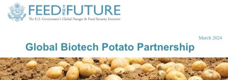 Global Biotech Potato Partnership, Feed the Future newsletter banner.