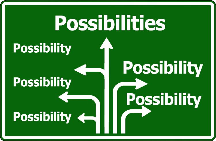 Possibilities sign