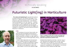 Futuristic light(ing) in horticulture