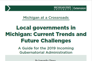 Local Governments in Michigan: Current Trends and Future Challenges