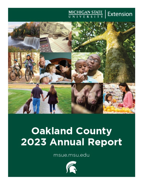 Oakland County 2023 Annual Report cover