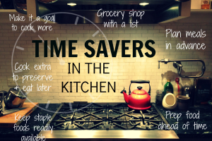Timesavers in the kitchen