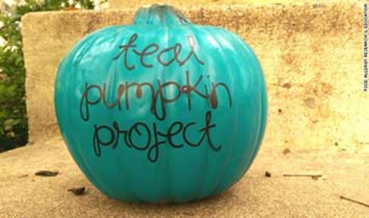 Make Halloween less scary for children with food allergies by participating in the Teal Pumpkin Project. | MSU Extension