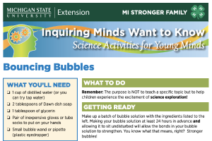 Inquiring Minds Want to Know: Bouncing Bubbles