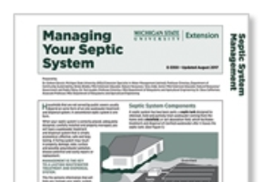 Managing Your Septic System