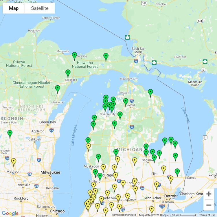 Michigan late blight forecast