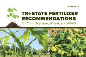 REVISED Tri State Fertilizer Recommendations now available.