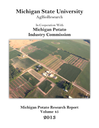 2013 Michigan Potato Research Report