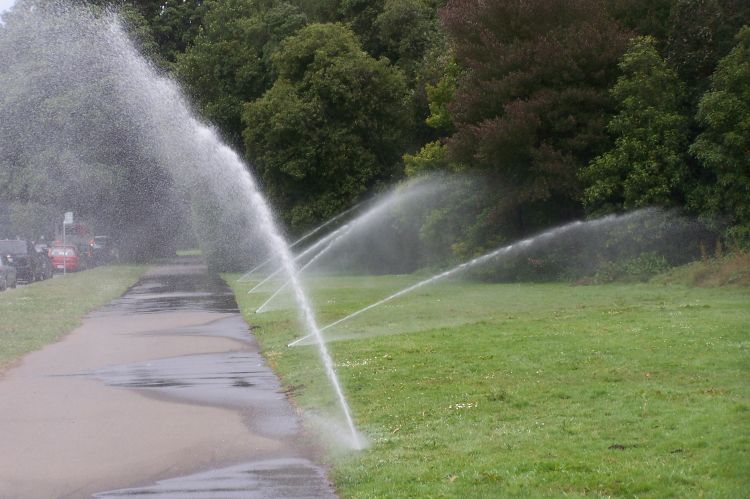 In-ground sprinklers