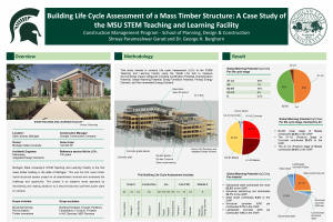 View a Life Cycle Analysis of the MSU STEM Facility