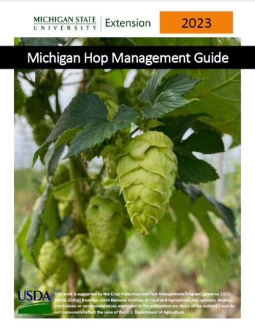 Cover of the Michigan Hop Guide.