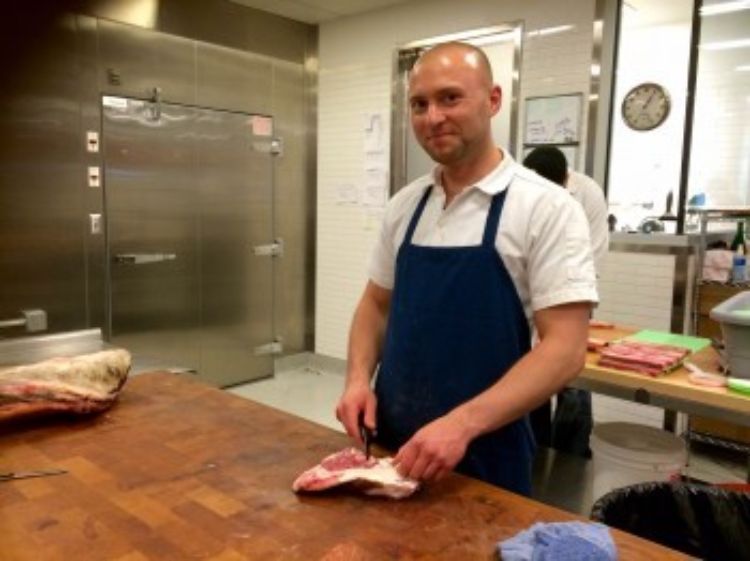 Sam Larson is the Executive Butcher at Montello Meat Market.