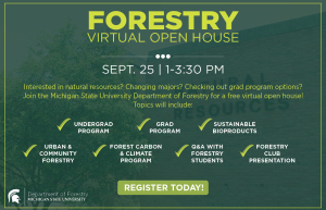 Forestry Virtual Open House