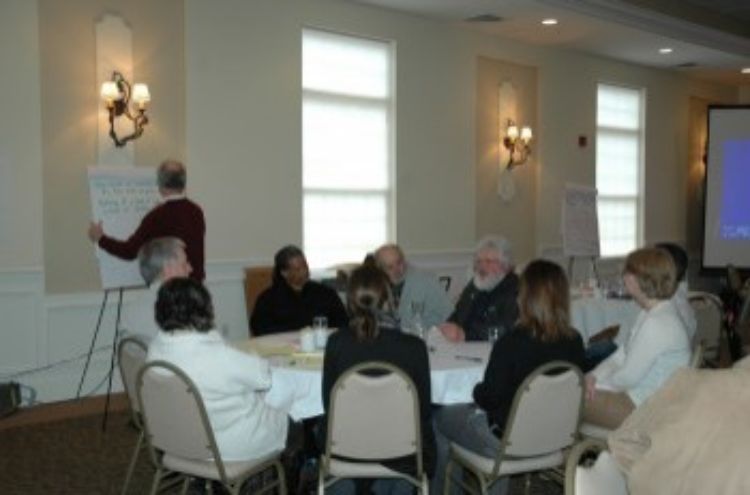 Attendees at a food hub visioning session. Photo courtesy of the Michigan Department of Agriculture and Rural Development.