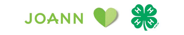 Joann logo heart 4-H emblem