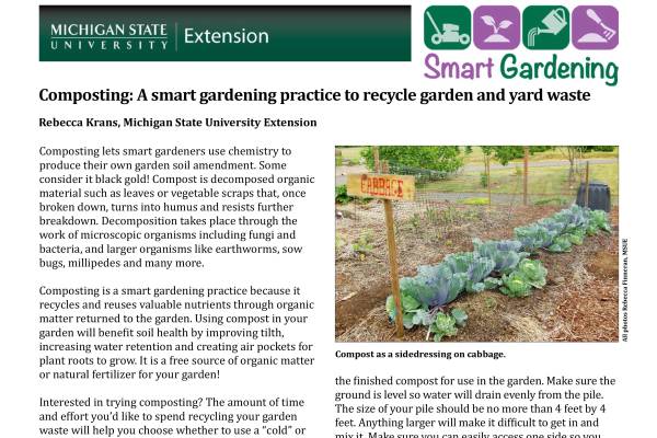 Image of Yard waste organic garden fertilizer