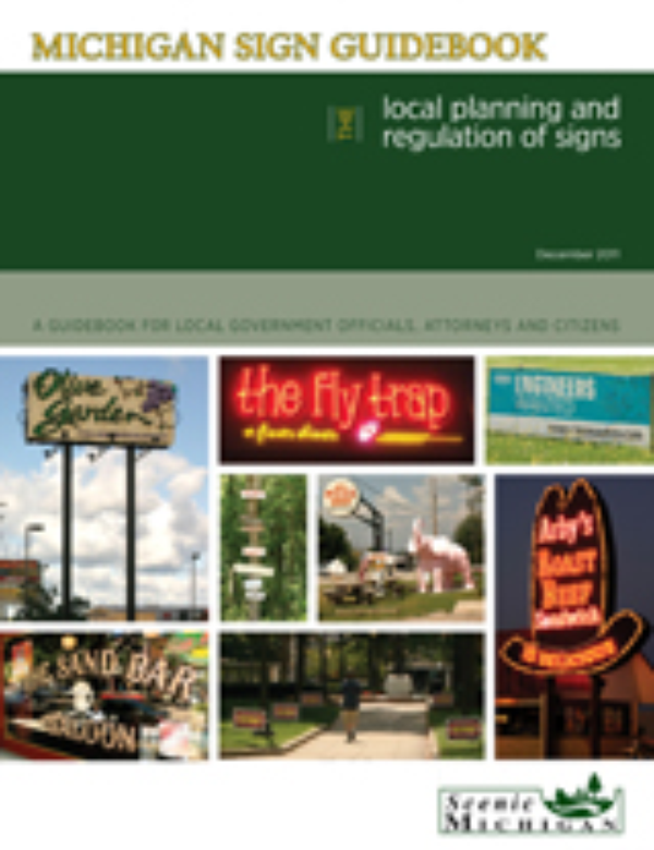 Front cover of the Michigan Sign Guidebook