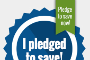 Make a pledge to increase your savings today