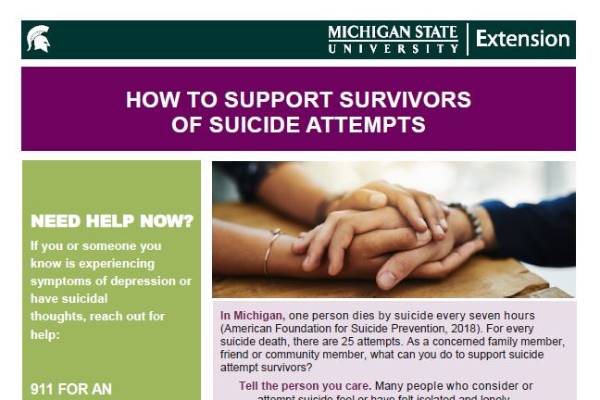 How To Support Survivors Of Suicide Attempts - Food & Health