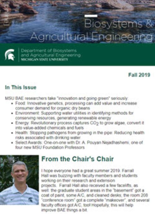 MSU BAE Fall 2019 Newsletter - November 2019