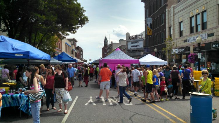 Downtown Marquette Blueberry Festival |Photo by: Brad Neumann