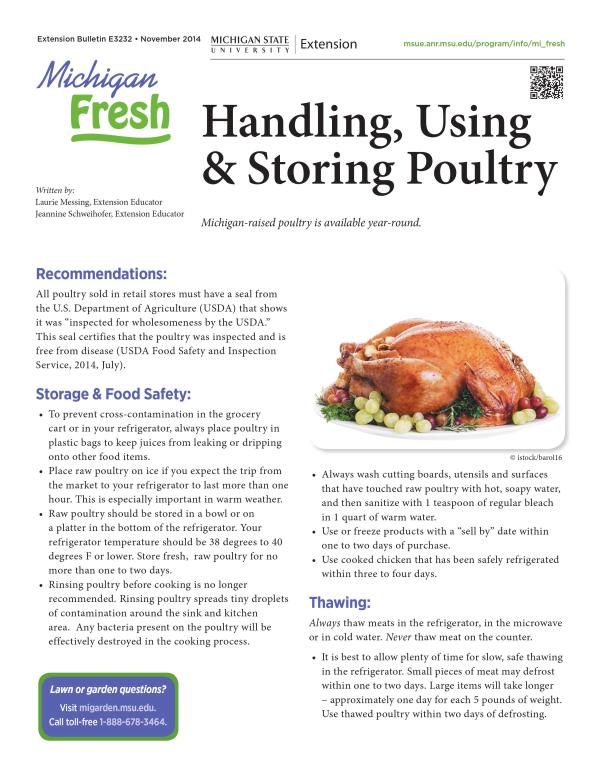 Michigan Fresh: Poultry (E3232) - Michigan Fresh