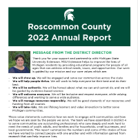 Cover of Roscommon County Annual Report 2022