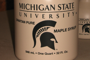 Spartan Pure maple syrup from MSU